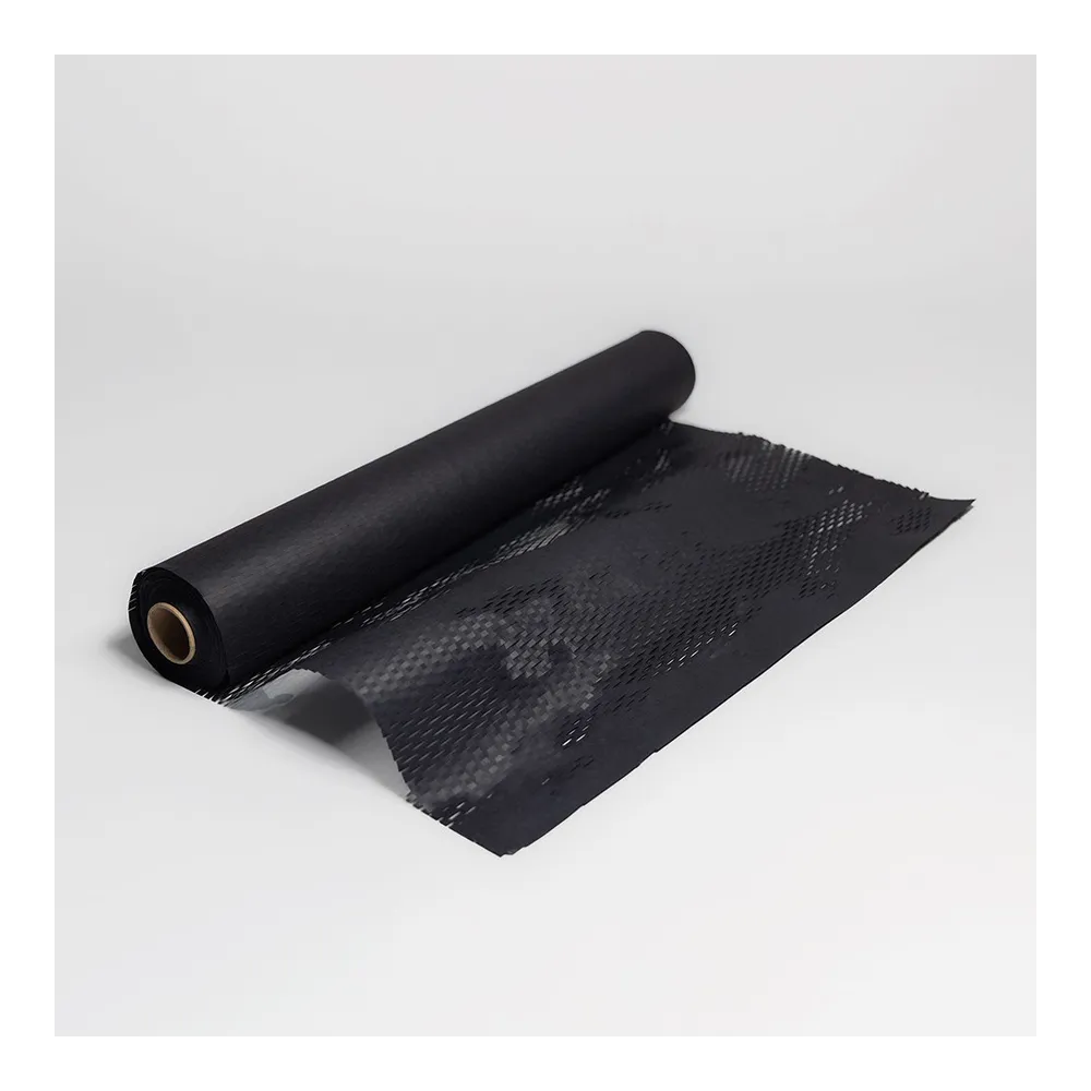 PerfectoPack, крафт-бумага сетчатая (сотовая), черная, 20 м