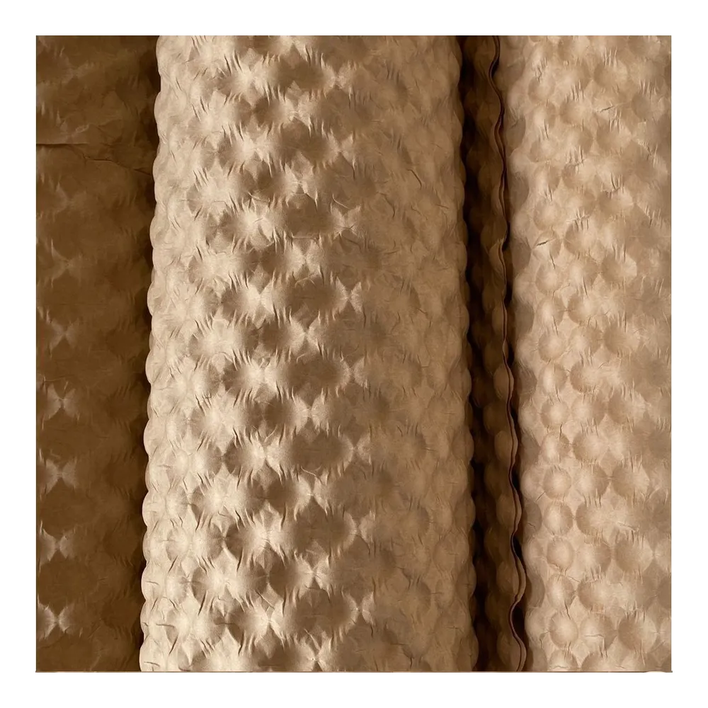 Крафт-бумага пузырчатая 3D в рулоне, бурая, 48см*10м