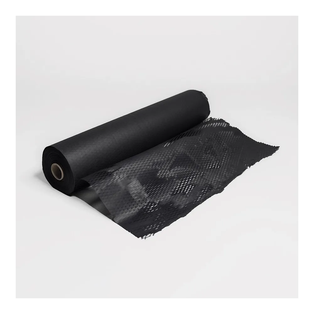 PerfectoPack, крафт-бумага сетчатая (сотовая), черная, 50 м