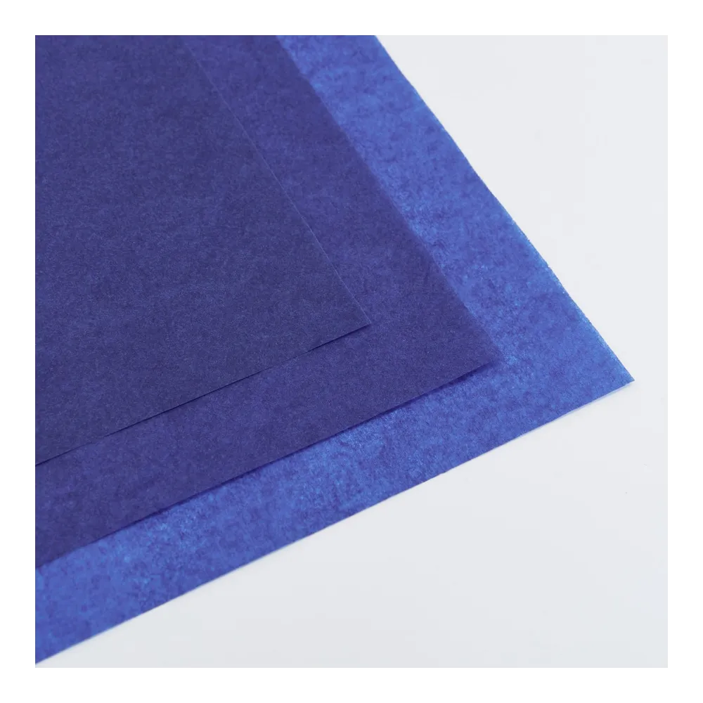 Бумага тишью, цвет королевский синий, 500мм*750мм, 17 г/м2 (100 листов/уп)